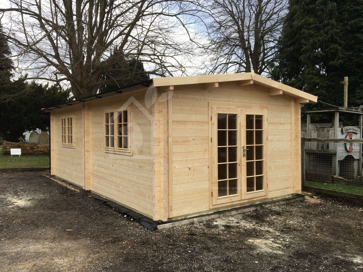 Garden Log Cabin STRONGHOLD (34 mm), 3x6 m (10'x20'), 18 m²