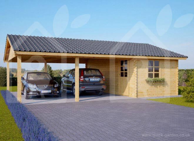 two_car_wooden_carport_with_a_storage_cabin_6m_x_7.5m