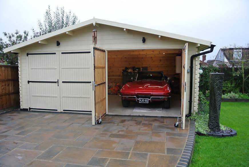 William&#39;s Wooden Garage (Essex) | Quick-garden.co.uk