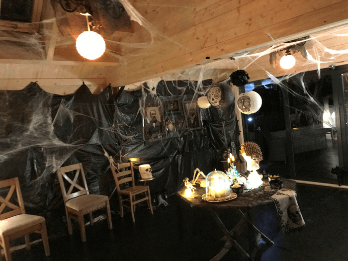 Customer-Johns-residential-cabin-halloween-setup